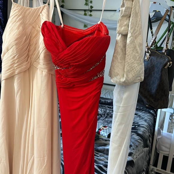 Red Aspeed Dress Small - Picture 1 of 1